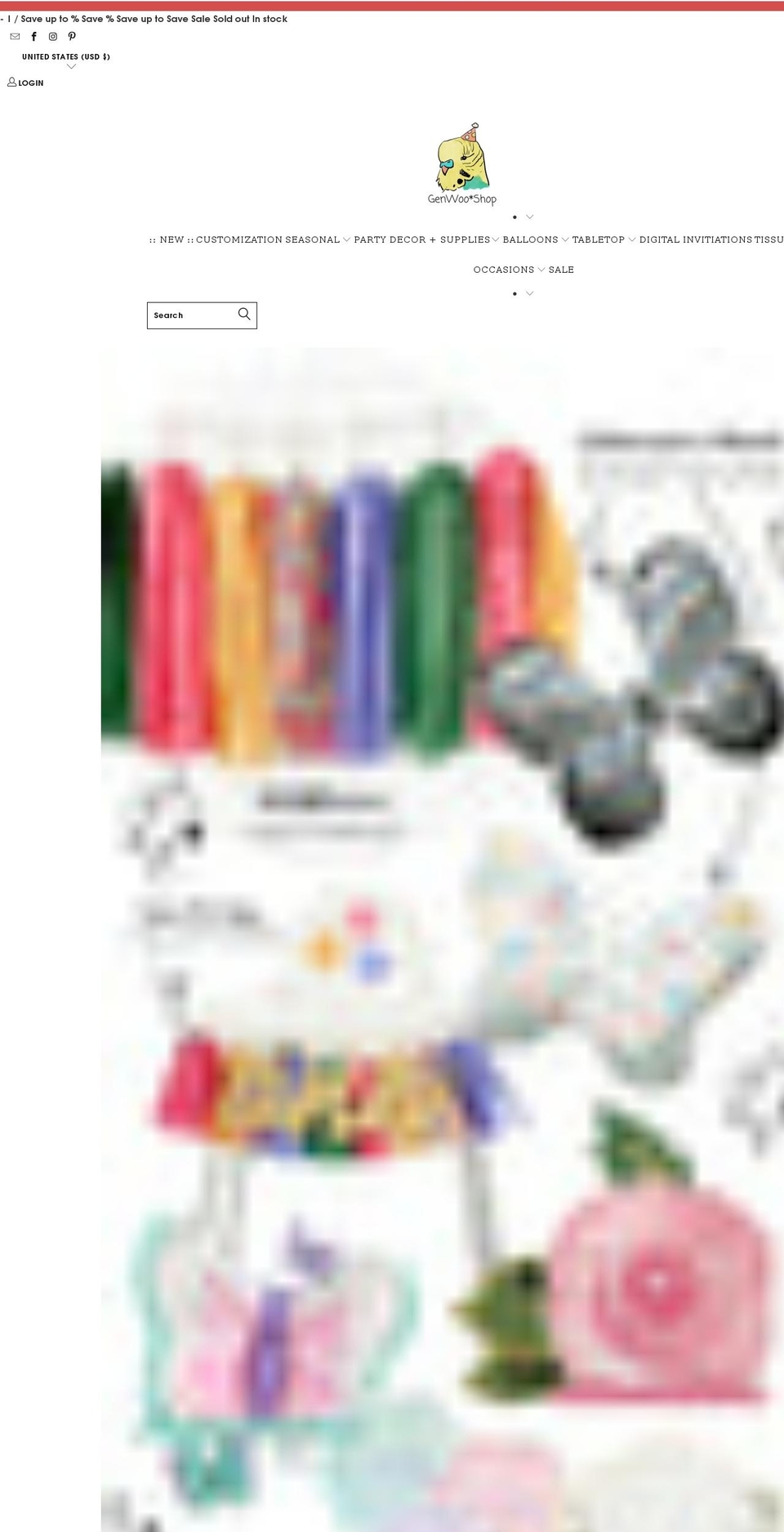 genwooshop.com shopify website screenshot