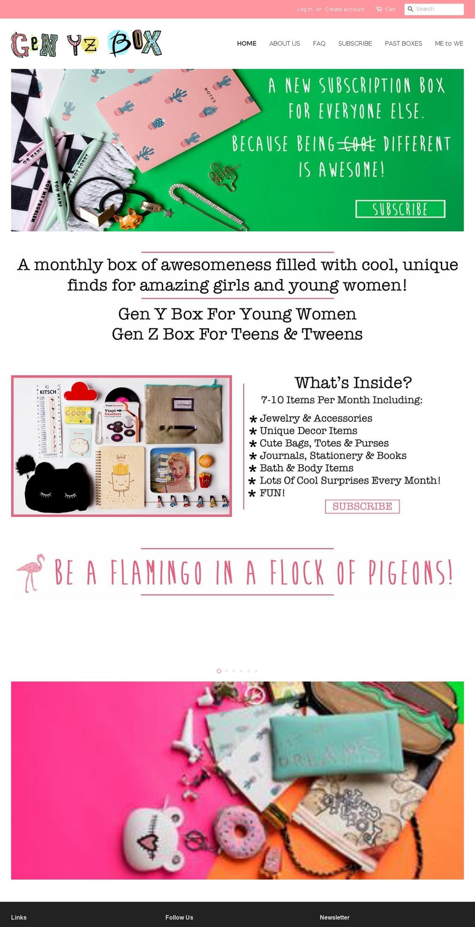 genyzbox.com — Shopify storefront screenshot