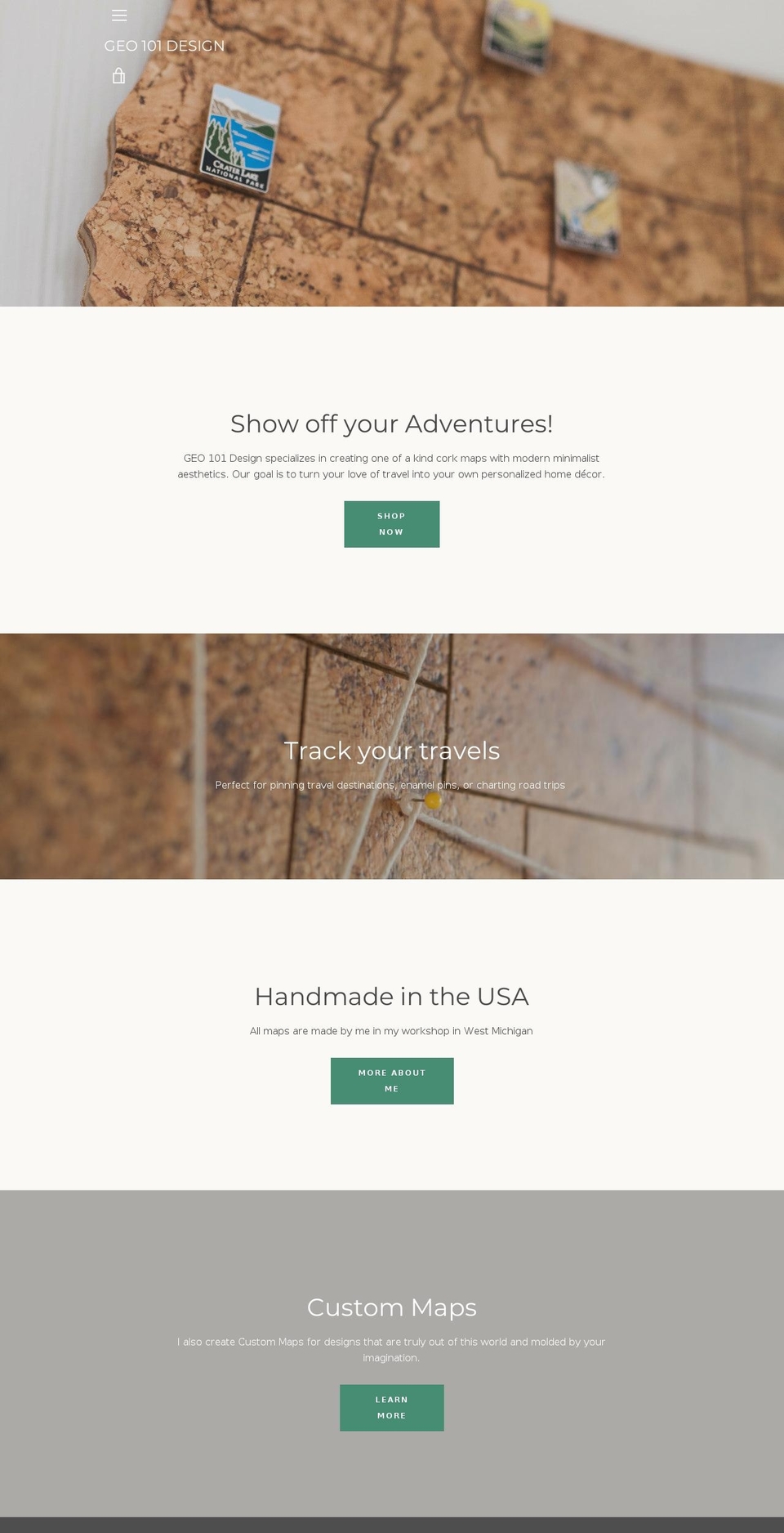 geo101design.com — Shopify storefront screenshot