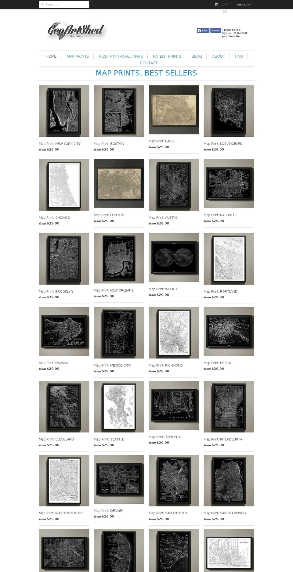 geoartshed.com shopify website screenshot