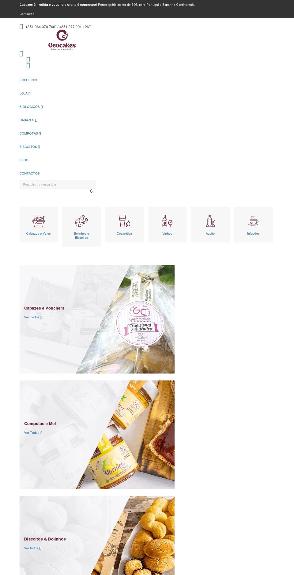 geocakes.com shopify website screenshot