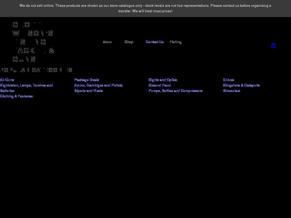 geoffwilsons.co.uk shopify website screenshot