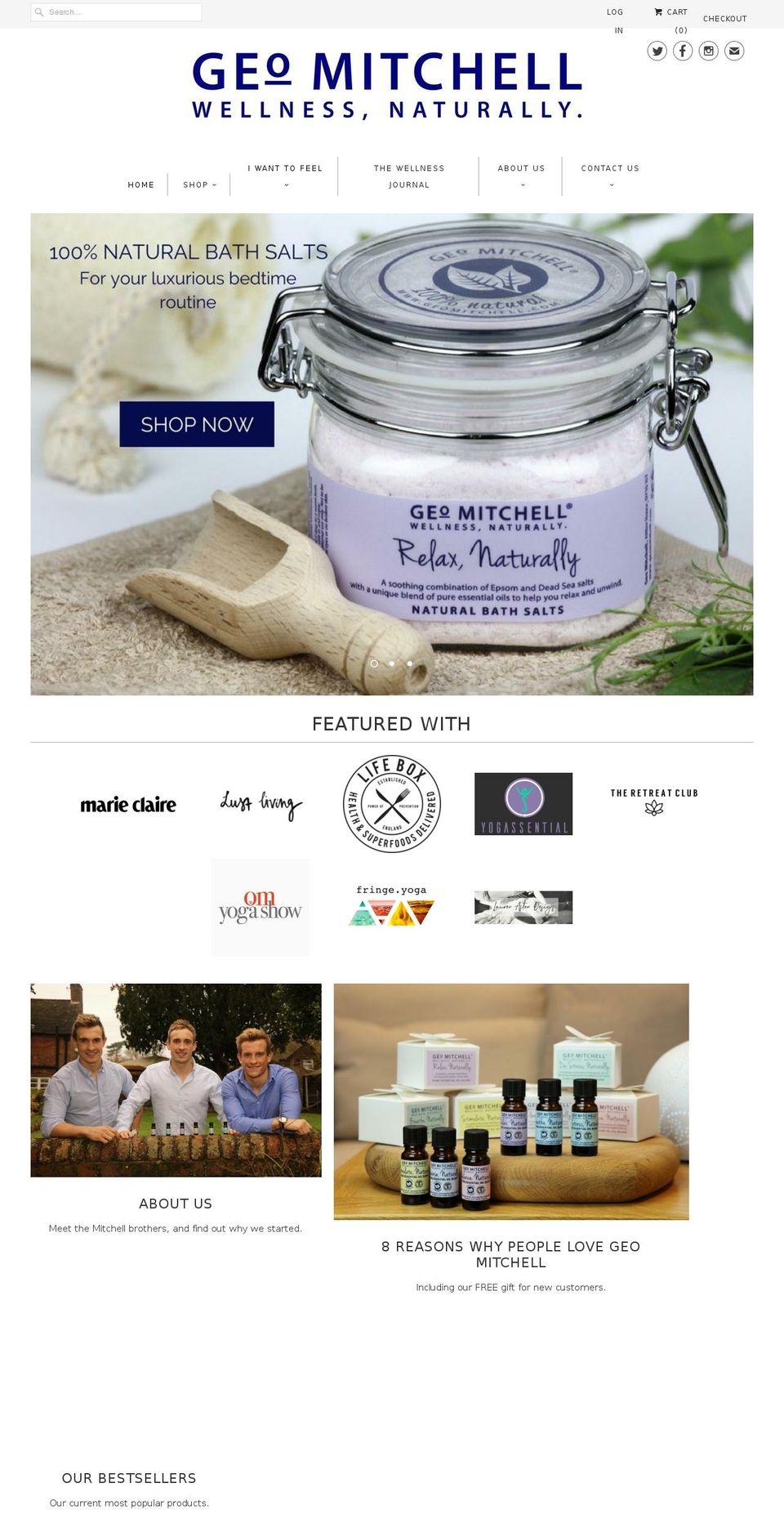 geomitchell.com shopify website screenshot