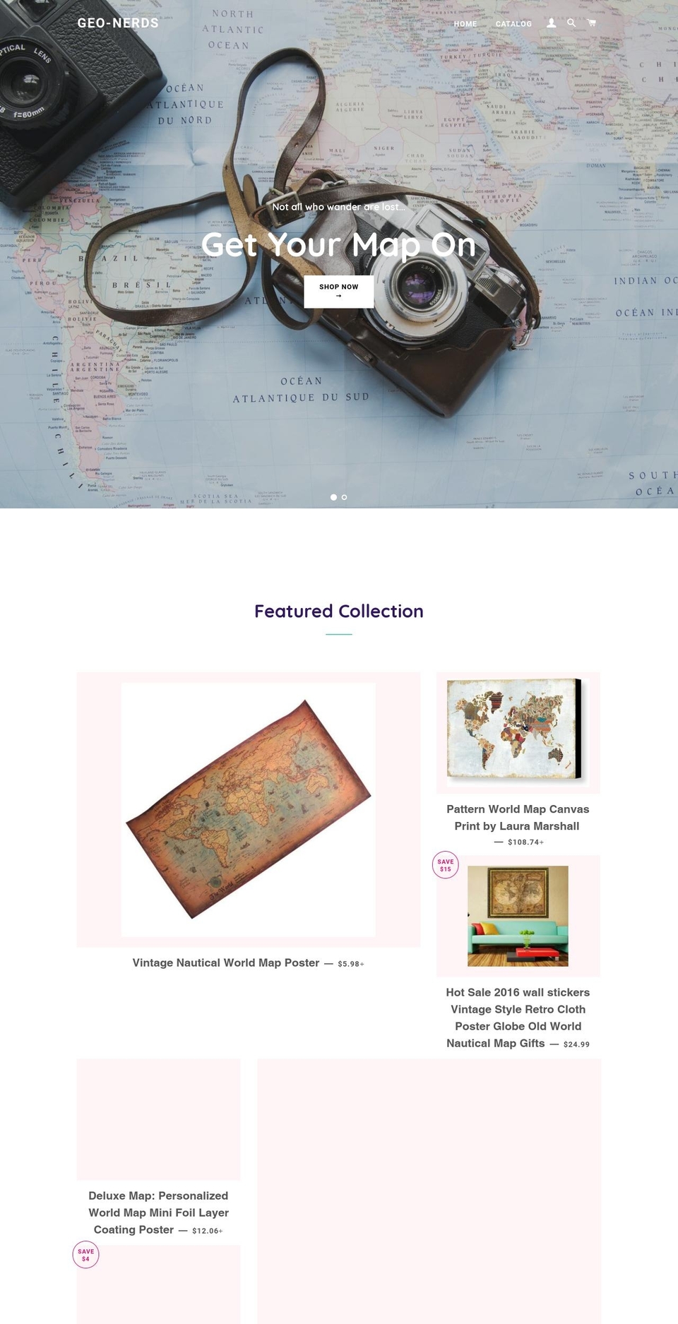 geonerds.com — Shopify storefront screenshot