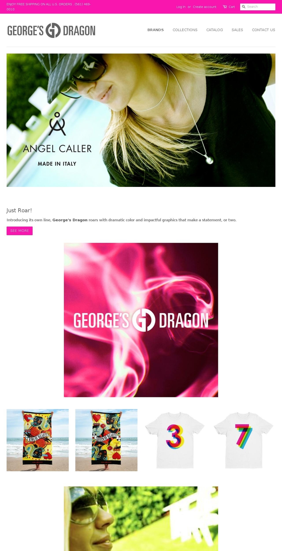 georgesdragon.com — Shopify storefront screenshot