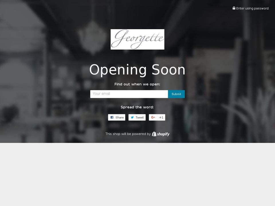 georgette.eu shopify website screenshot