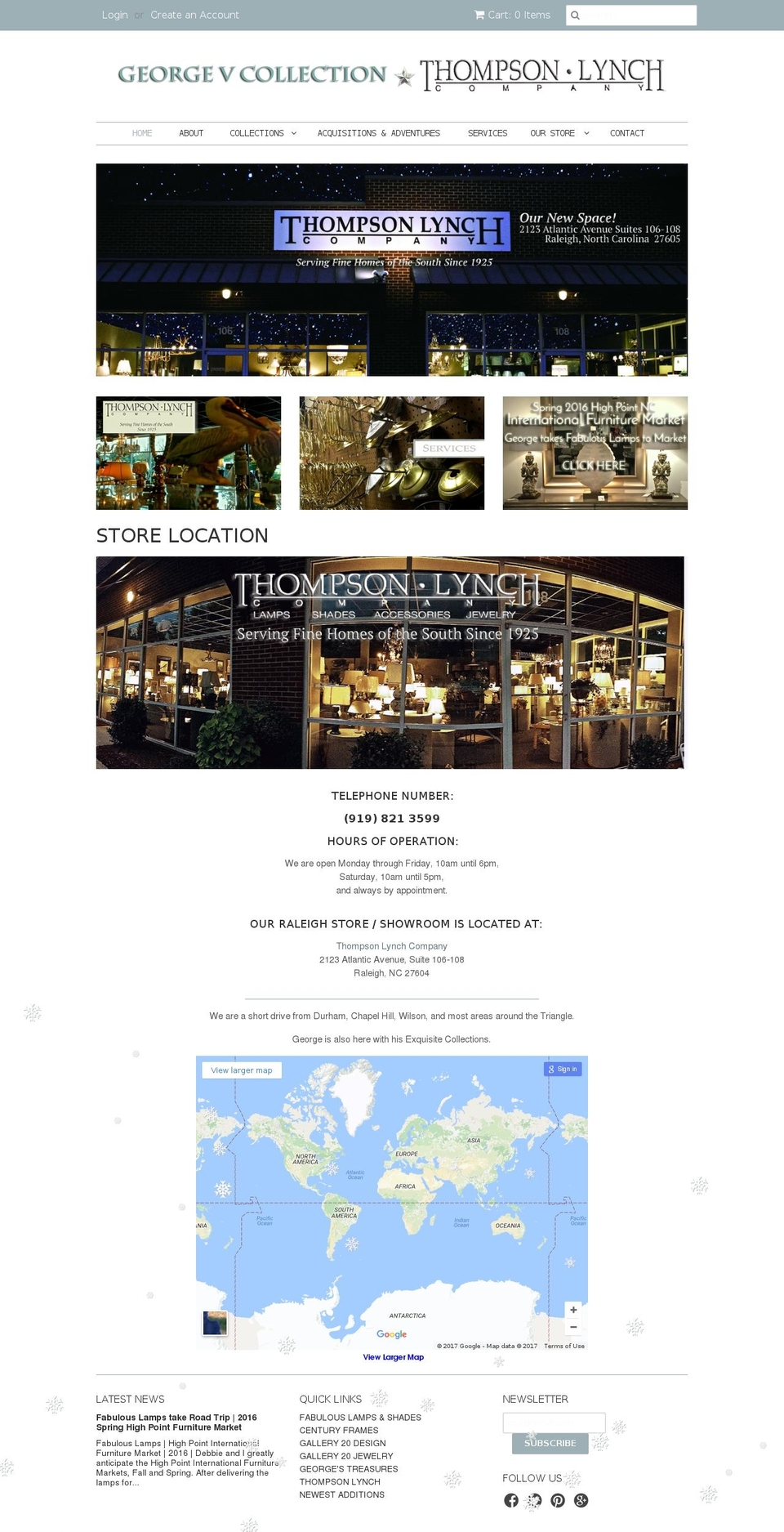 georgevcollection.com shopify website screenshot