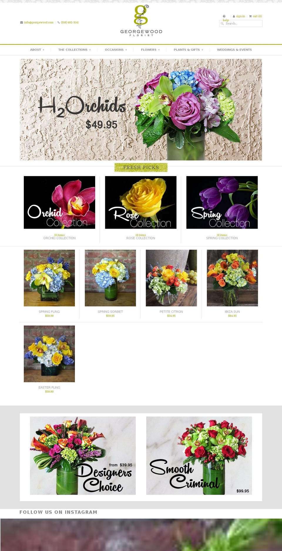 georgewood.com shopify website screenshot