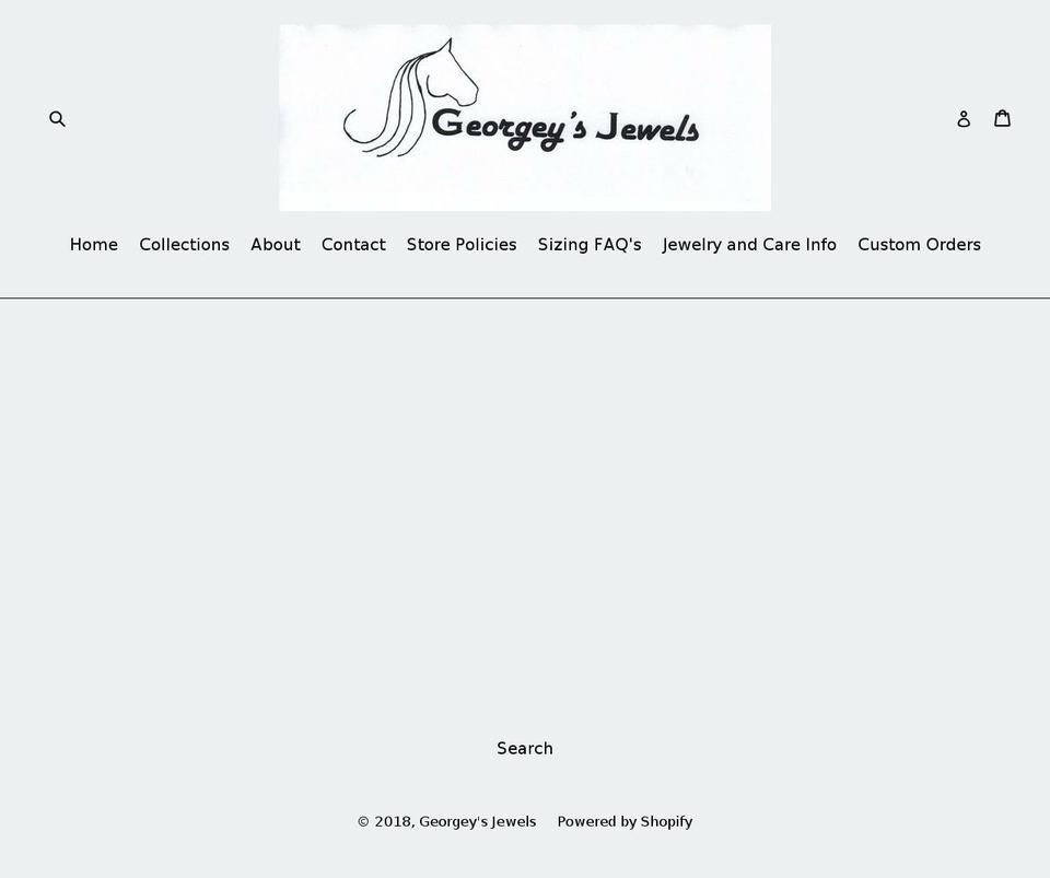 georgeysjewels.com — Shopify storefront screenshot