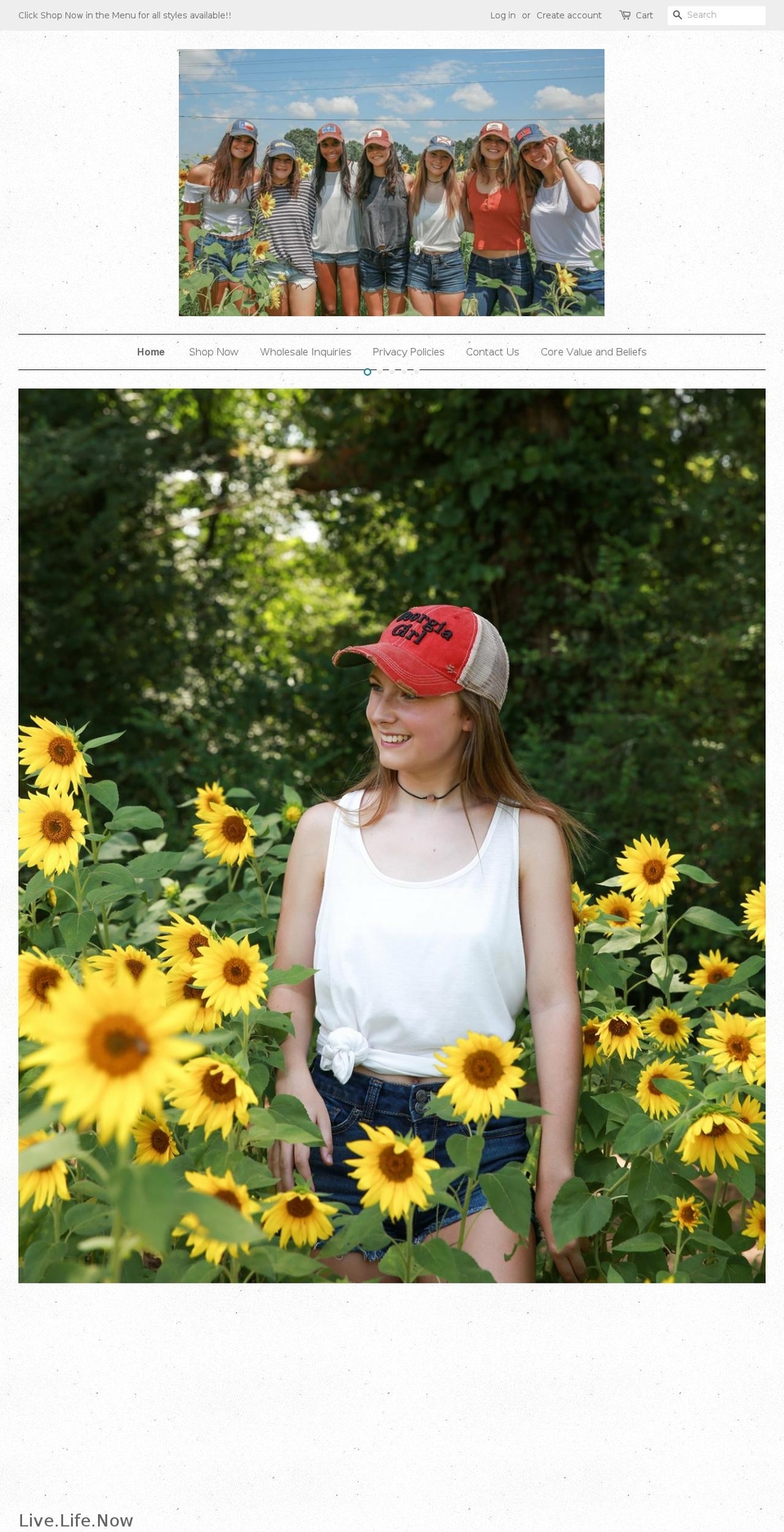 georgiagirl.com — Shopify storefront screenshot