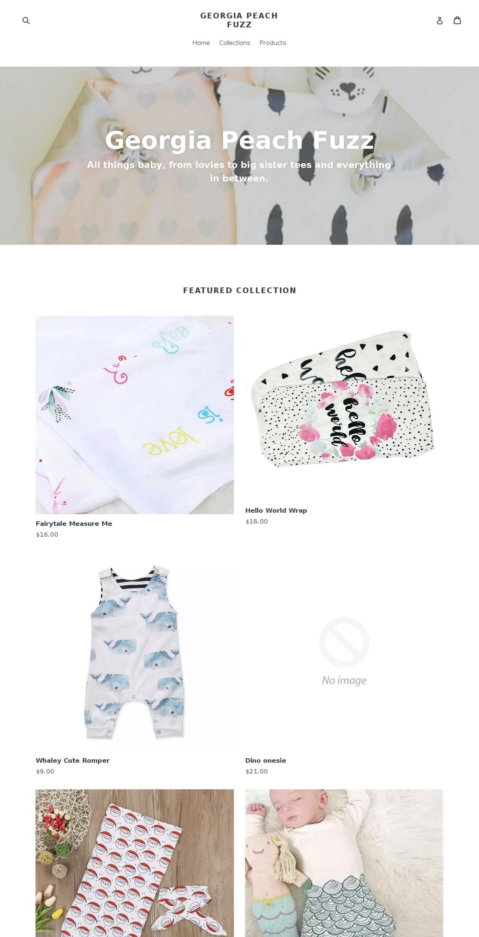 georgiapeachfuzz.com — Shopify storefront screenshot
