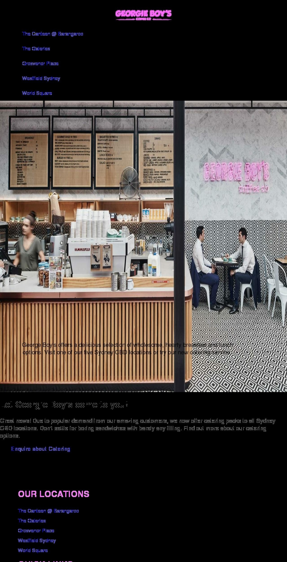 georgieboys.com.au shopify website screenshot