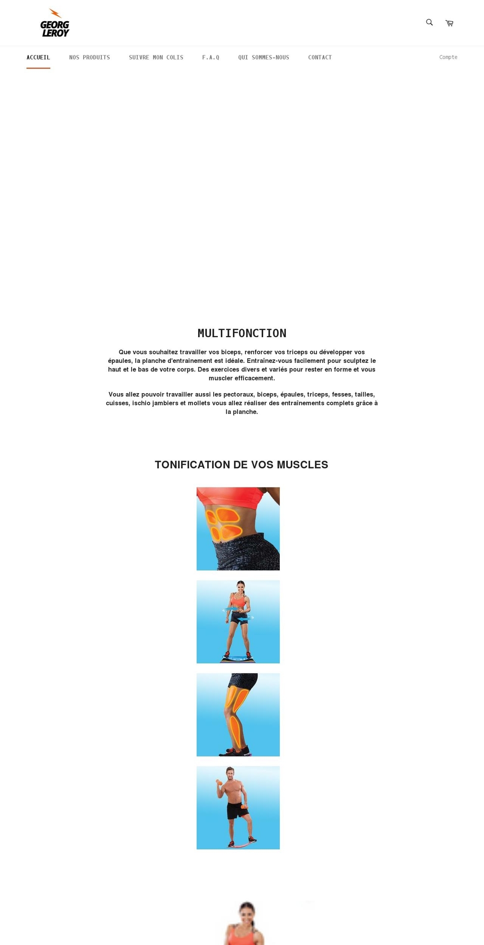 georgleroy.com shopify website screenshot