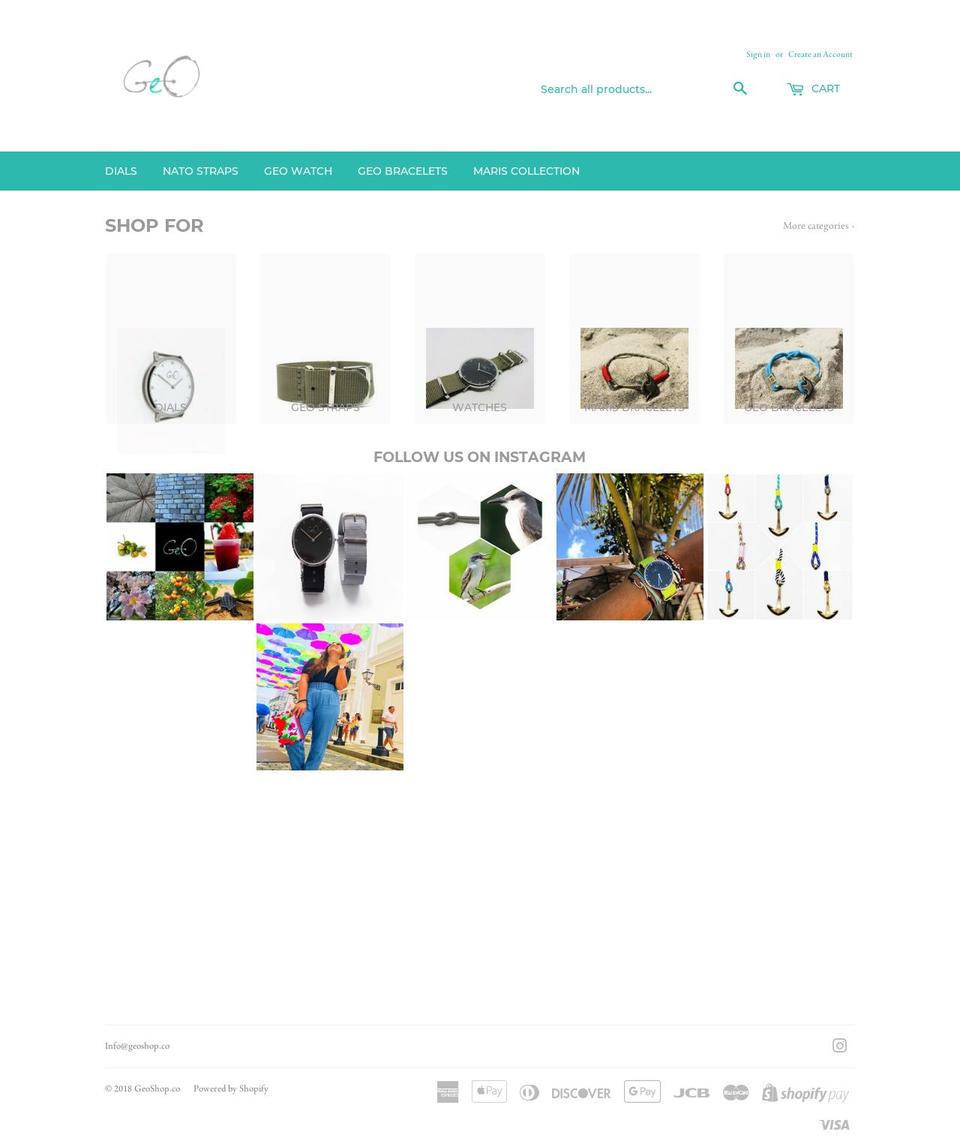 geoshop.co shopify website screenshot