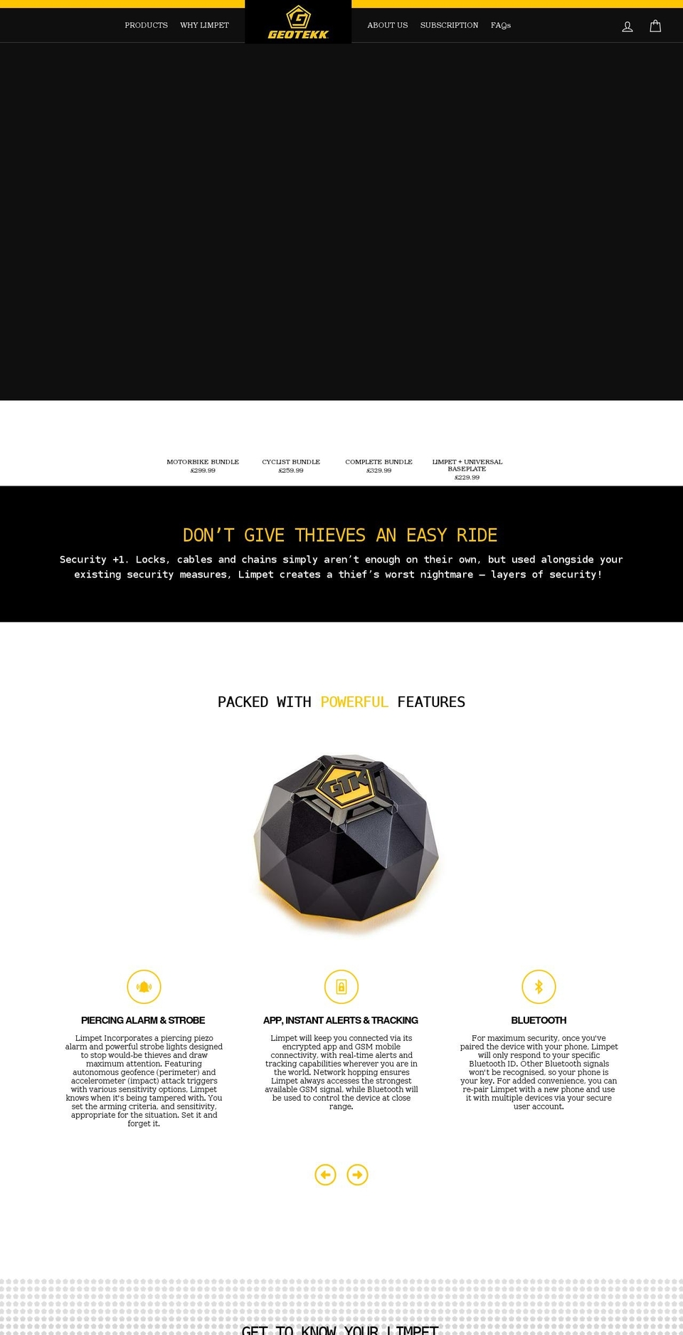 geotekk.com shopify website screenshot