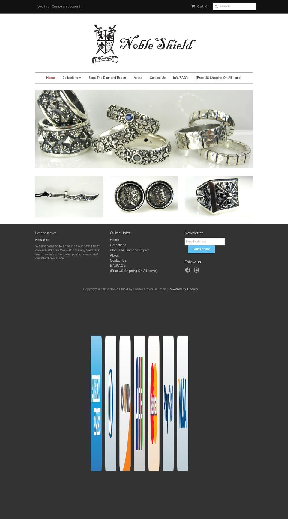 geralddavidbauman.com shopify website screenshot