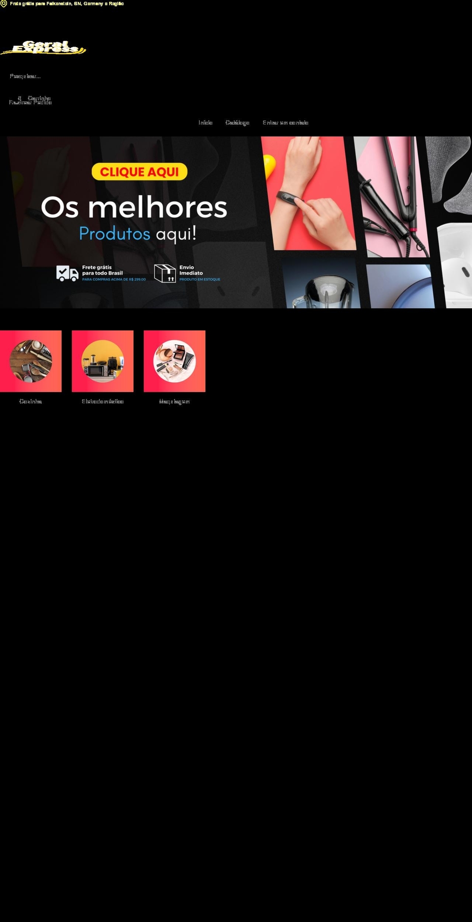 geralexpress.com — Shopify storefront screenshot