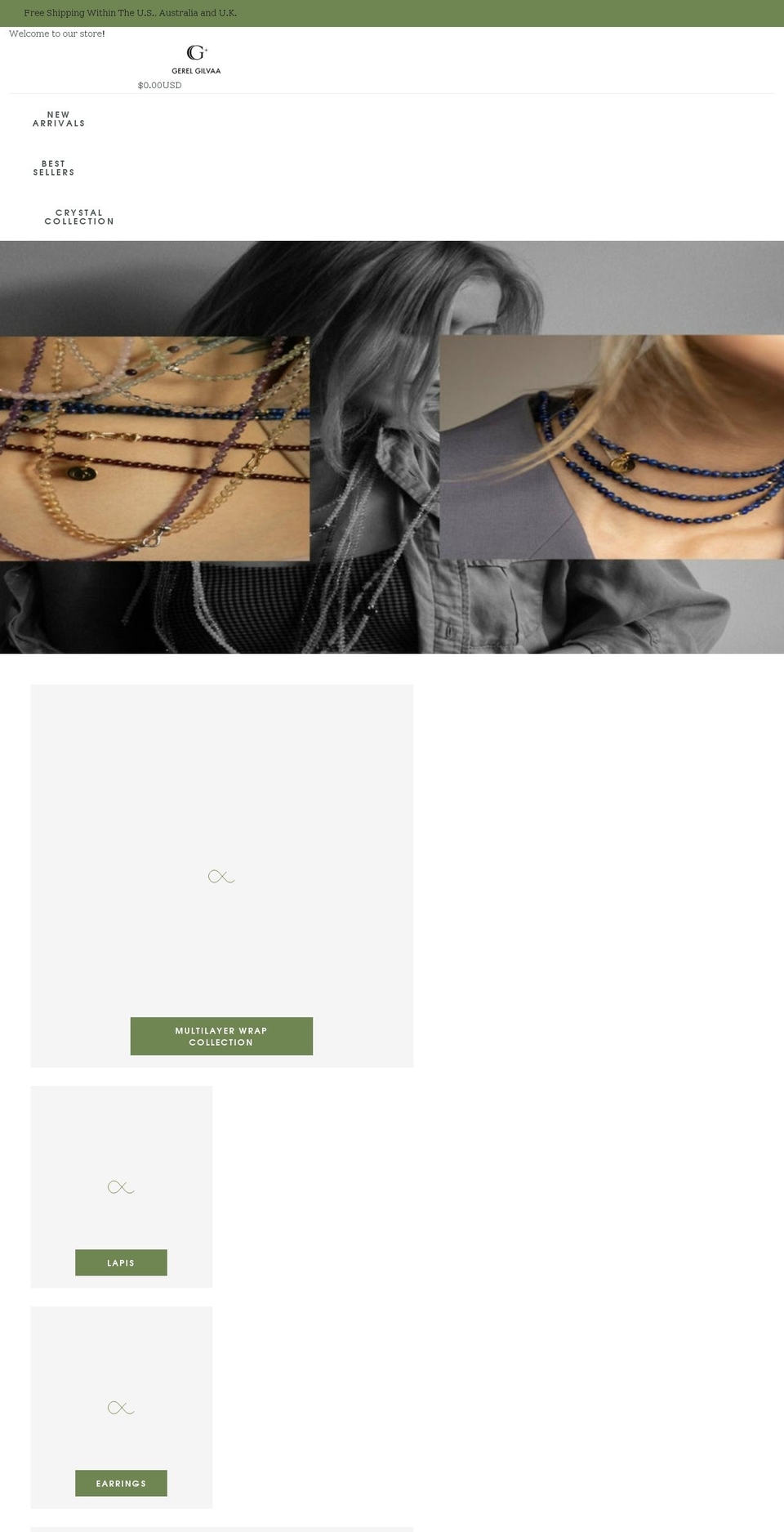 gerelgilvaa.com shopify website screenshot