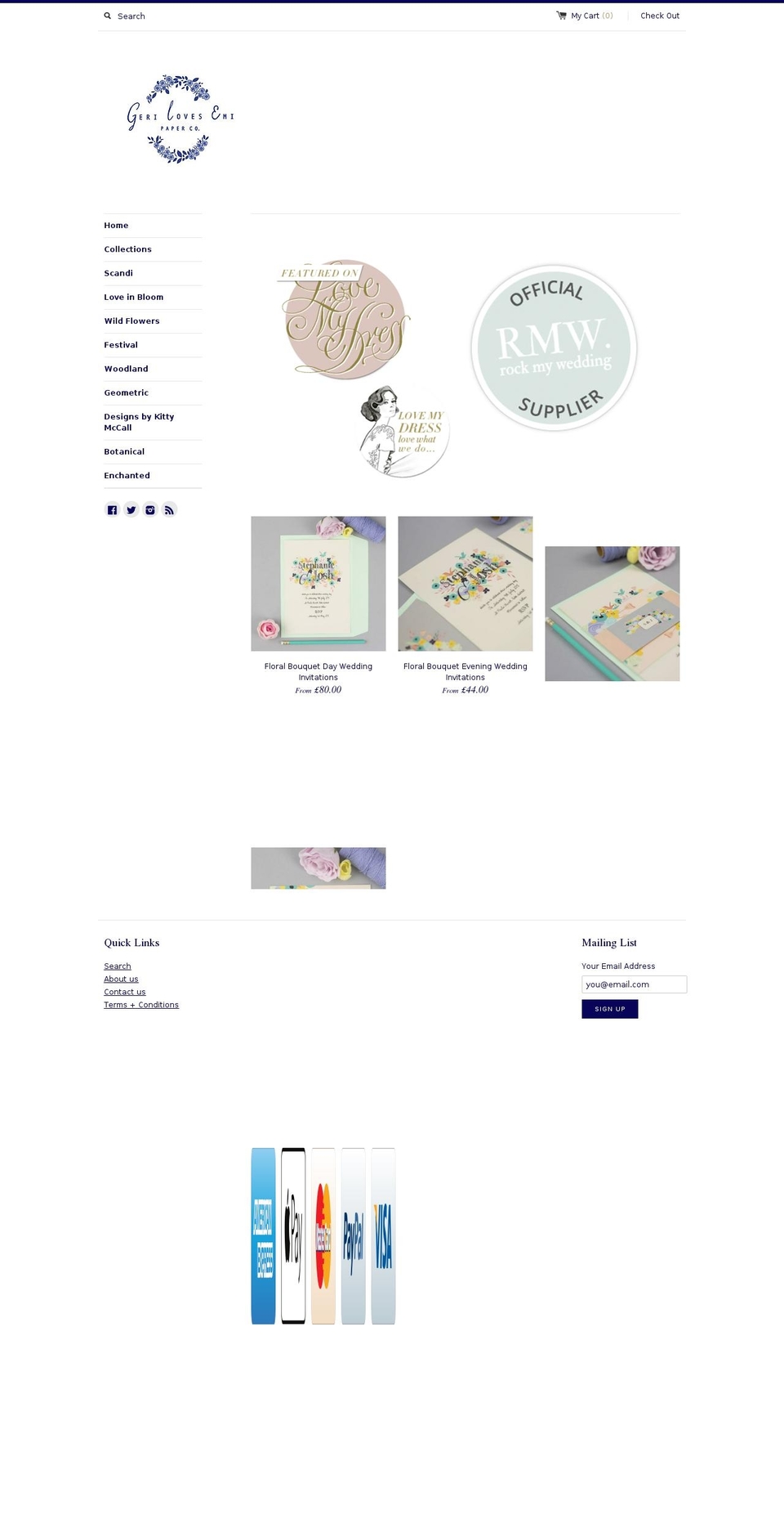 gerilovesemi.com shopify website screenshot