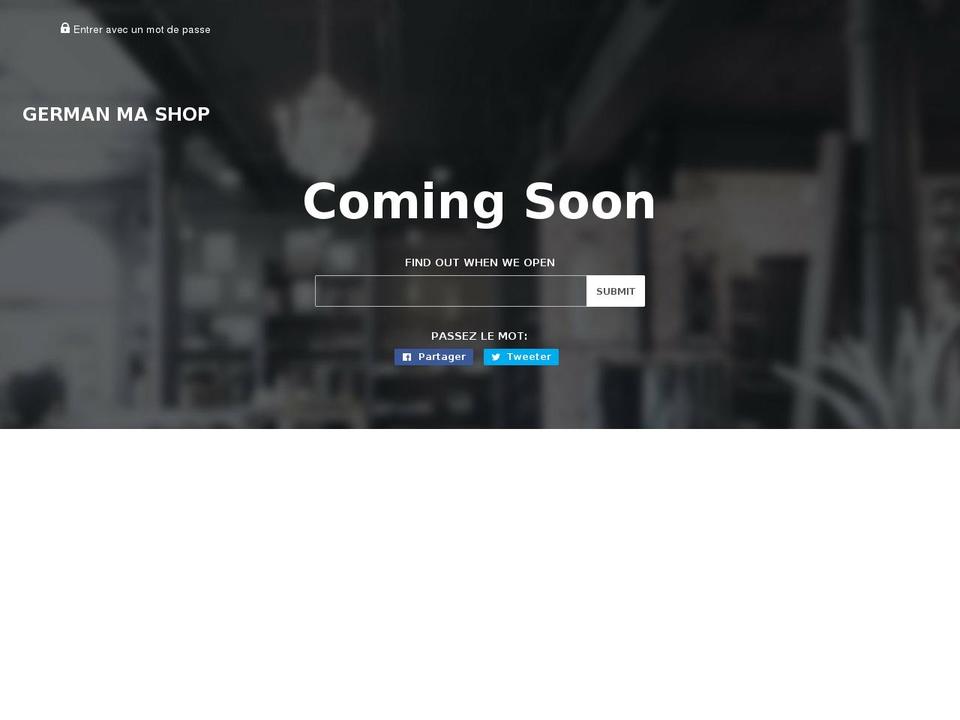 german-mashop.com shopify website screenshot