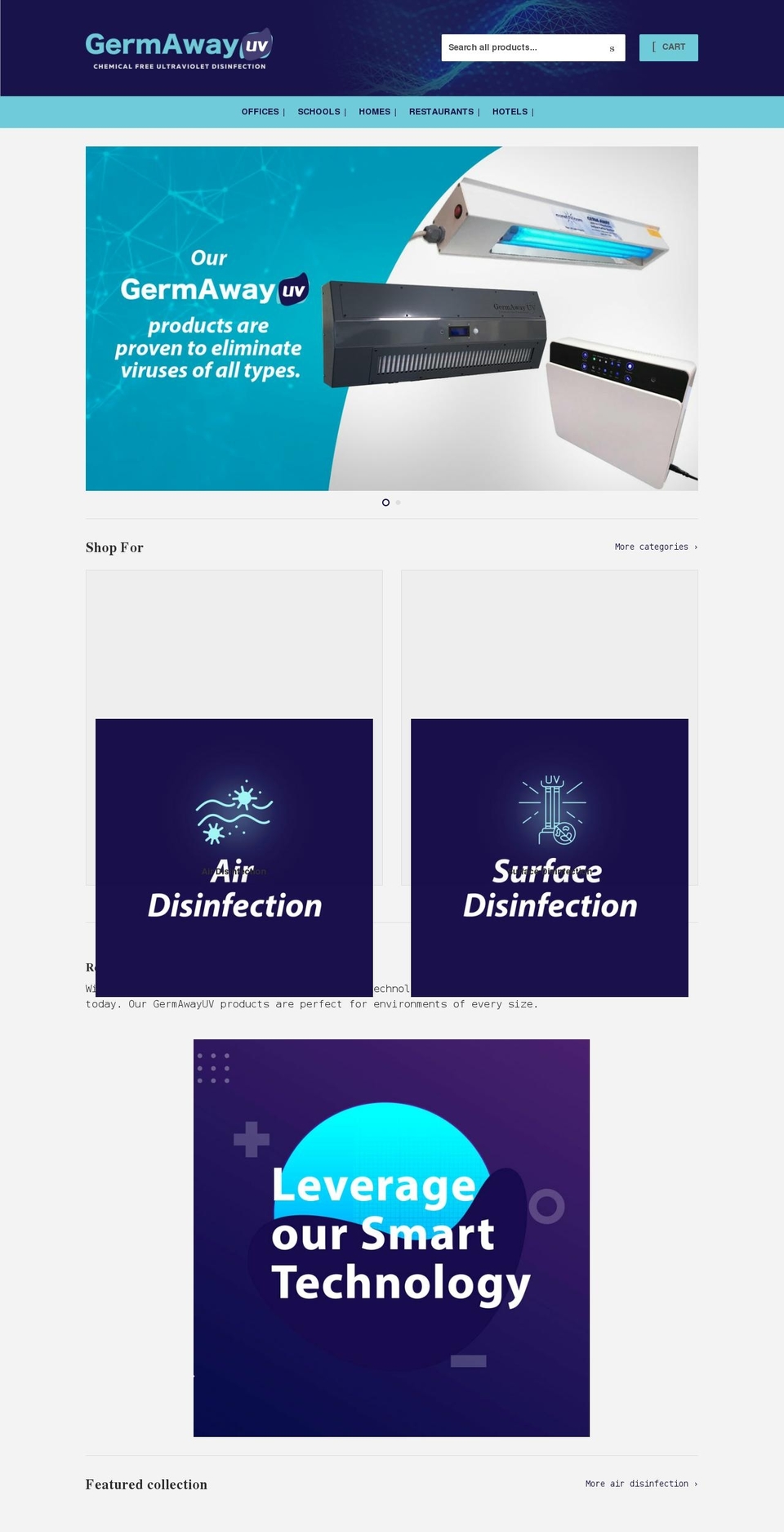 germawayuv.com shopify website screenshot
