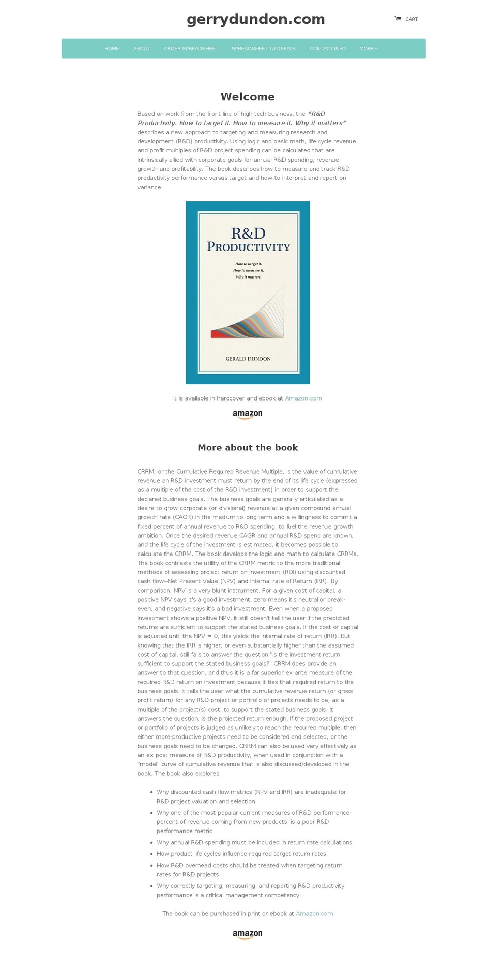 gerrydundon.net shopify website screenshot