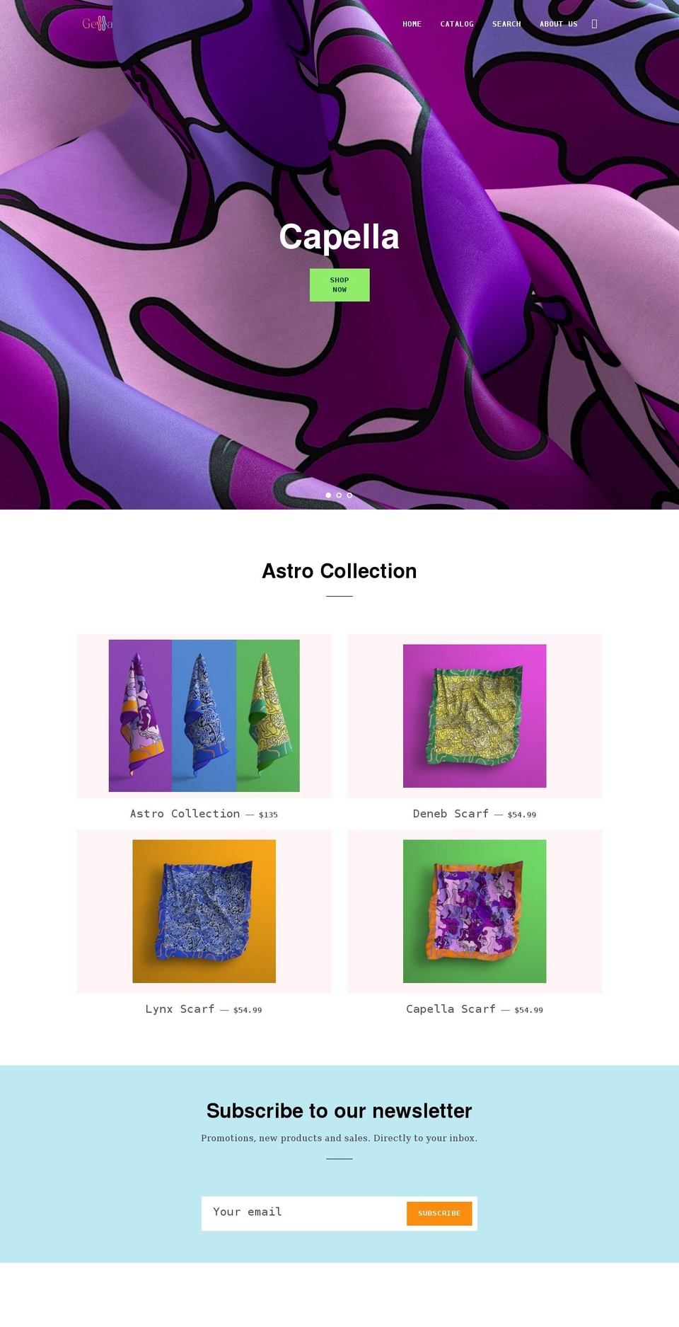gessa.ca shopify website screenshot