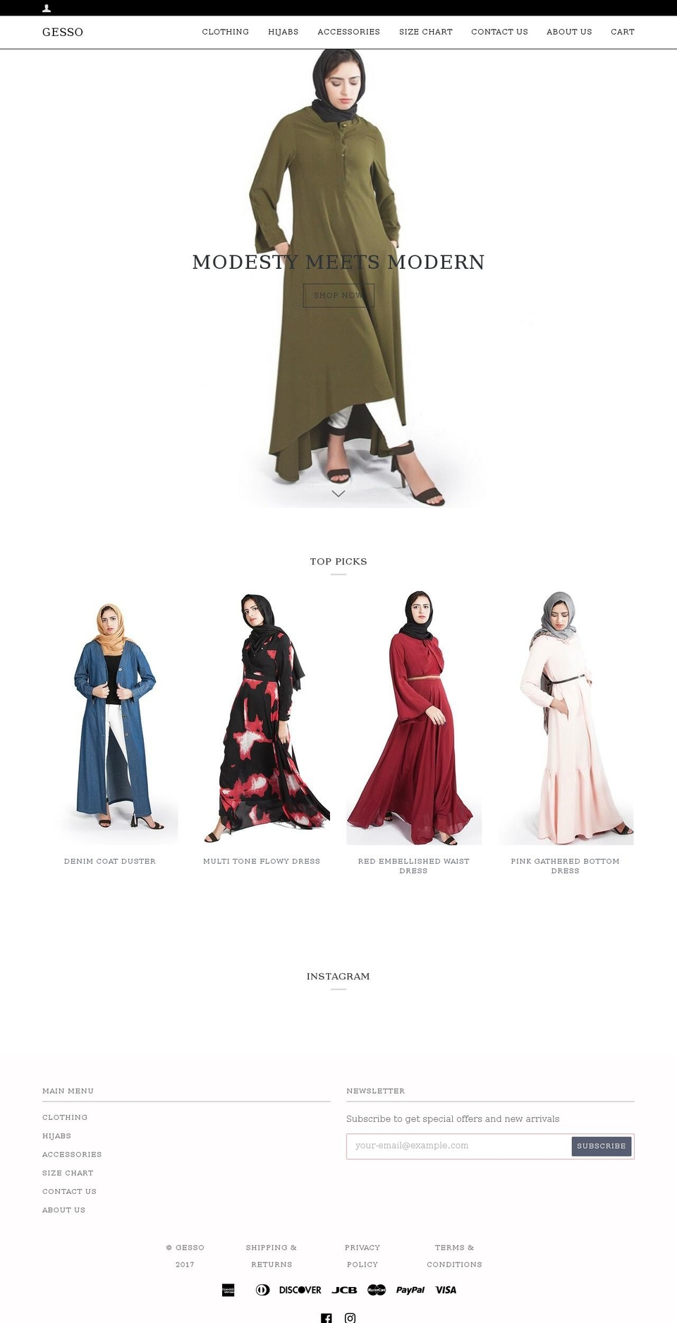 gessocollection.com shopify website screenshot