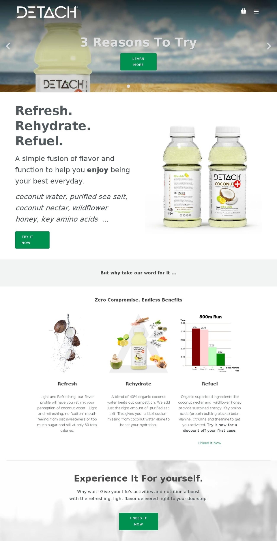 get-detach.com — Shopify storefront screenshot