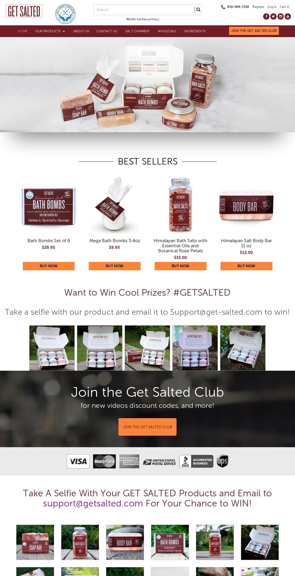 get-salted.com shopify website screenshot