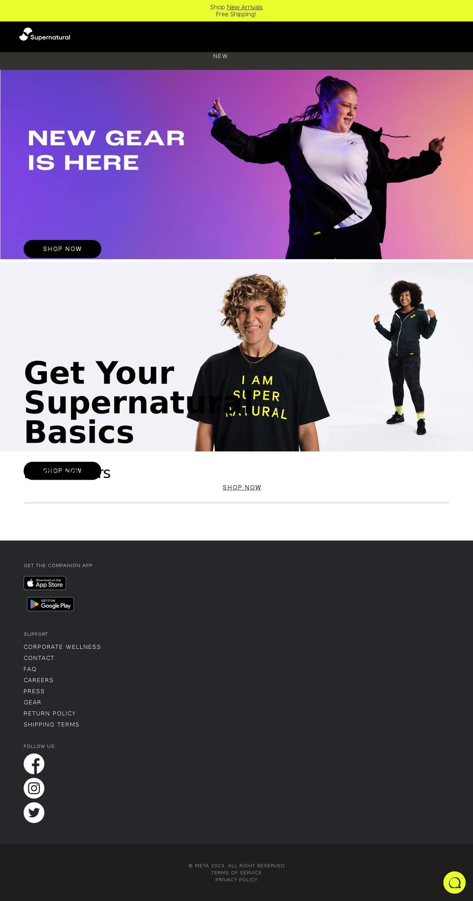 get-supernatural.myshopify.com shopify website screenshot