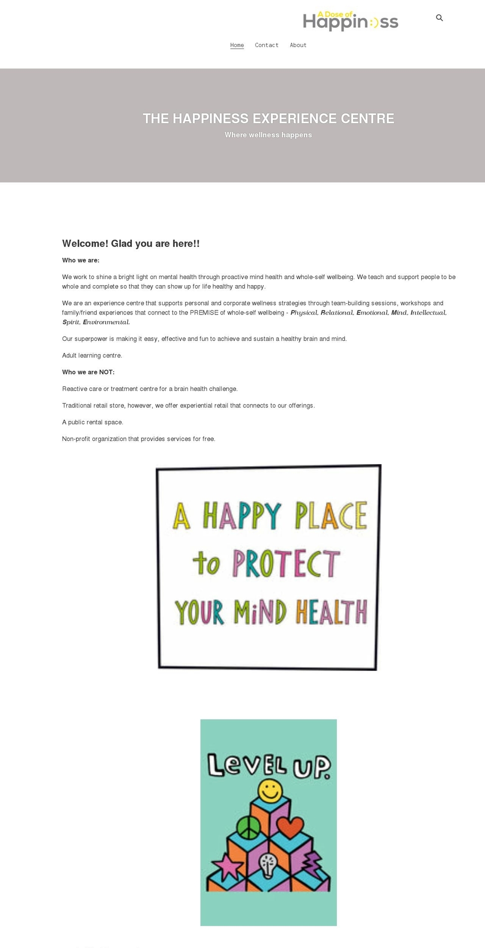 getadoseofhappiness.com shopify website screenshot