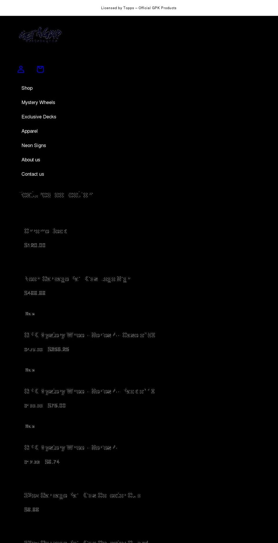 getagripskateboards.com shopify website screenshot