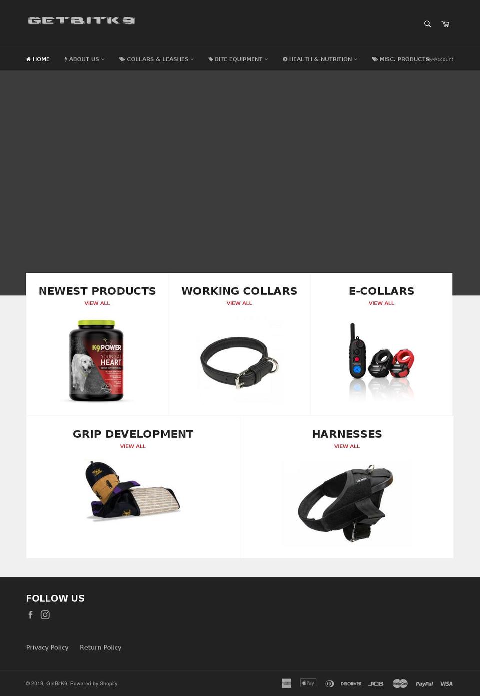 getbitk9.com — Shopify storefront screenshot