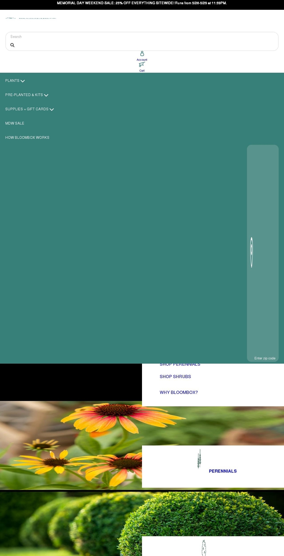 getblooming.com shopify website screenshot
