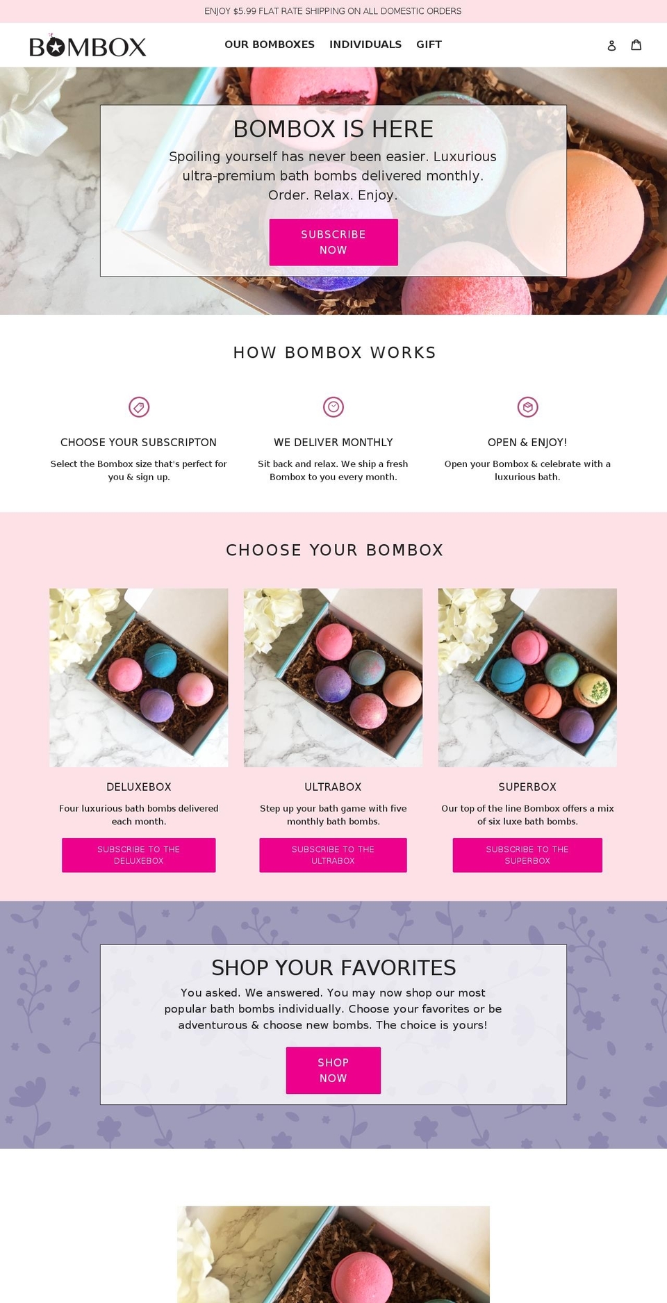 getbombox.com — Shopify storefront screenshot