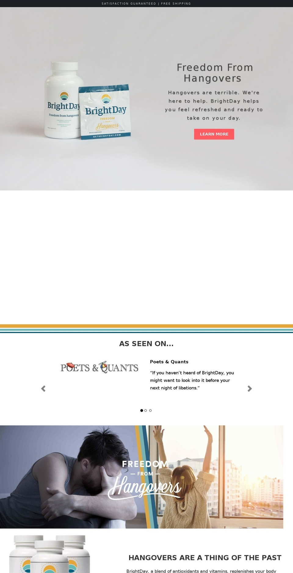 getbrightday.com shopify website screenshot