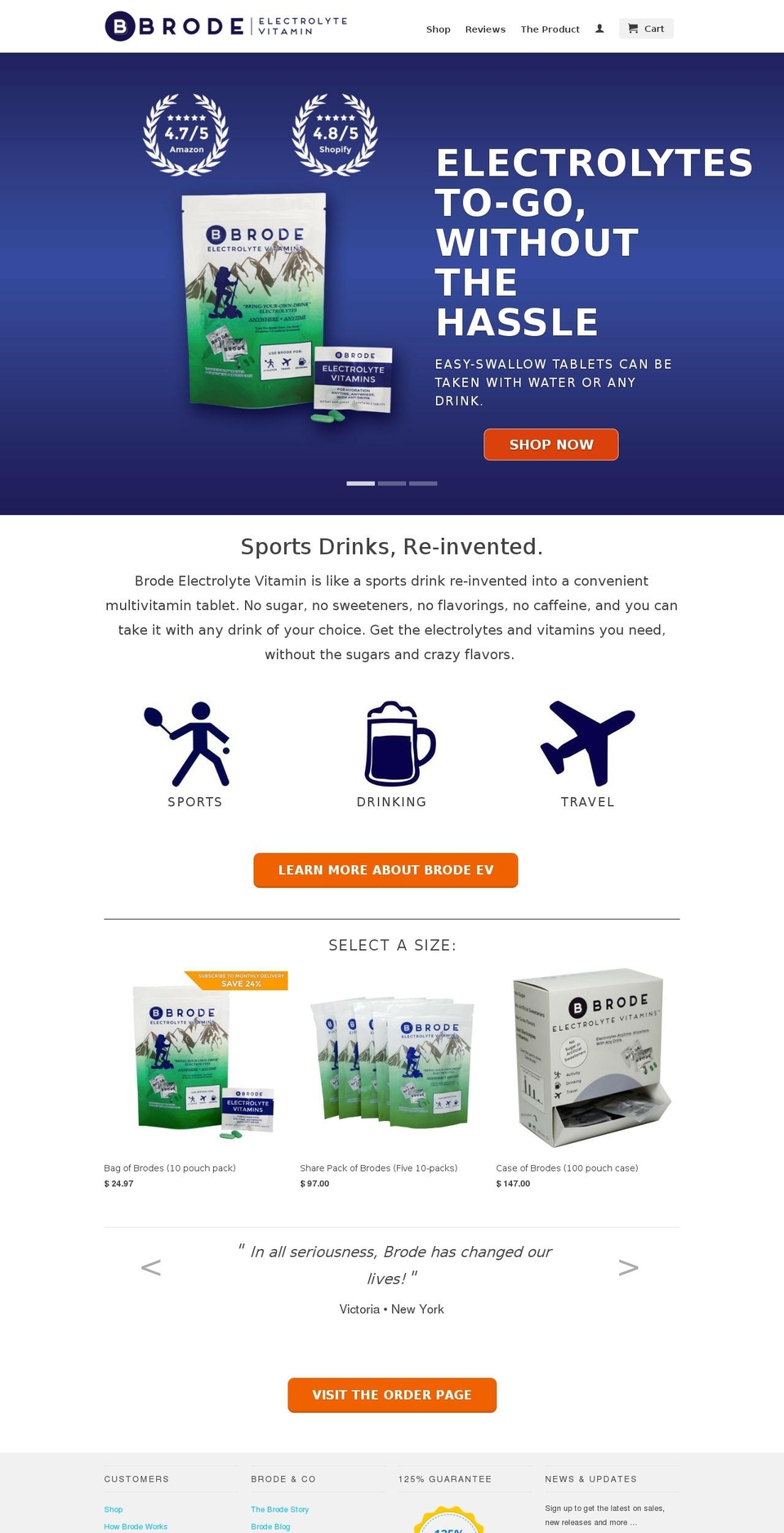 getbrode.com shopify website screenshot
