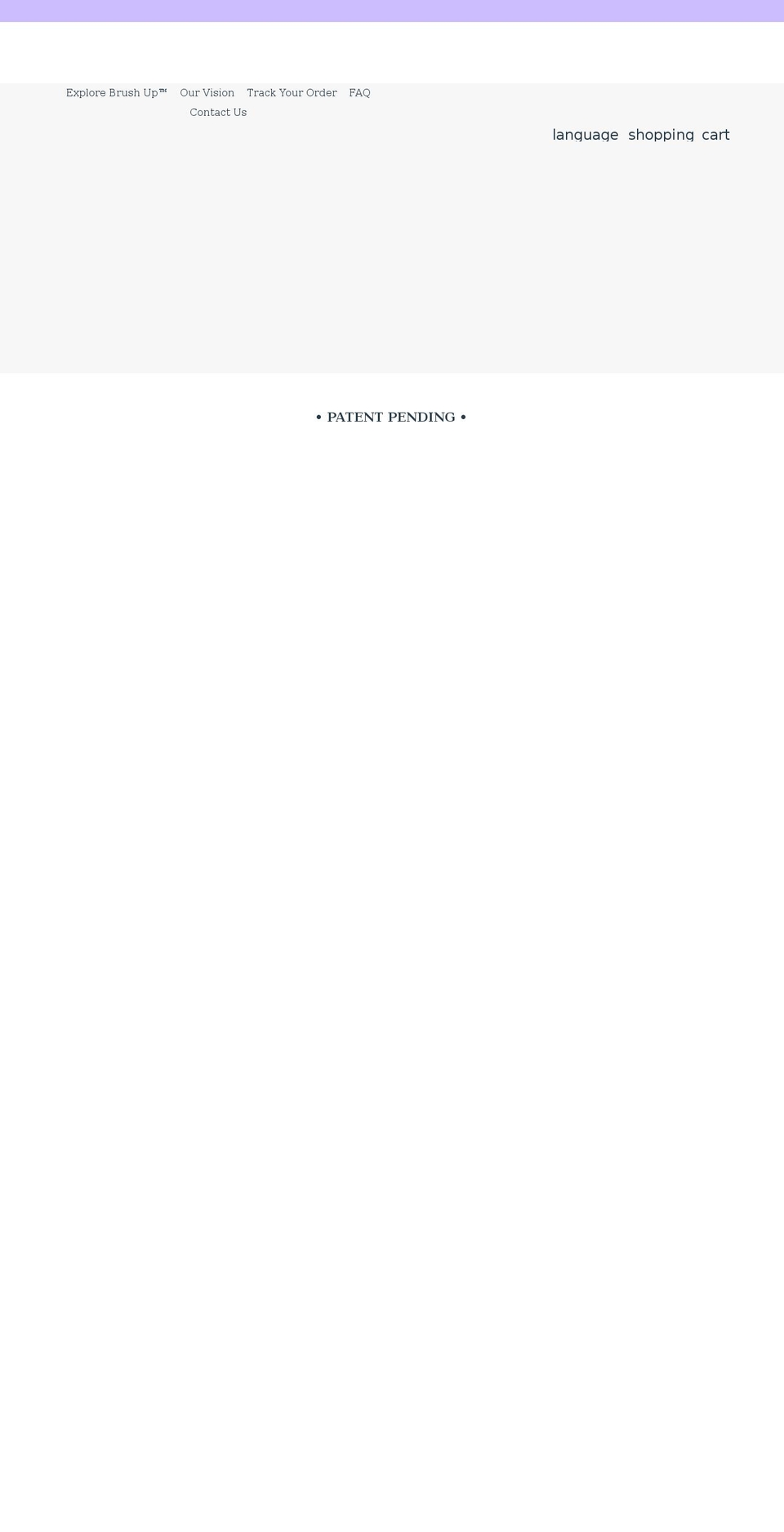 getbrushup.com shopify website screenshot