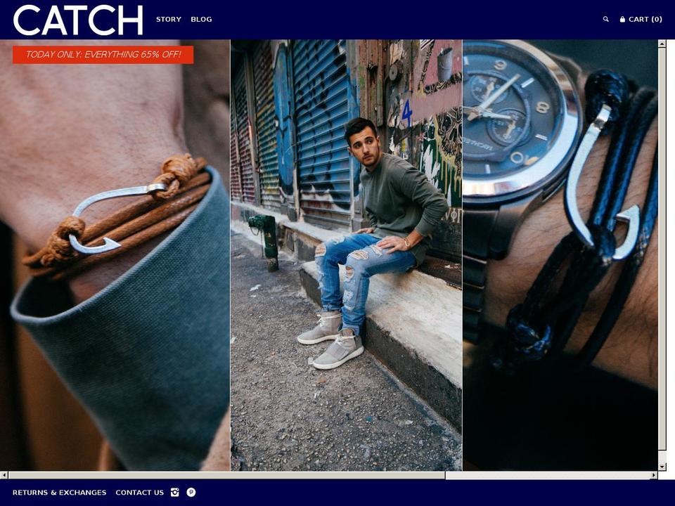 getcatch.com shopify website screenshot