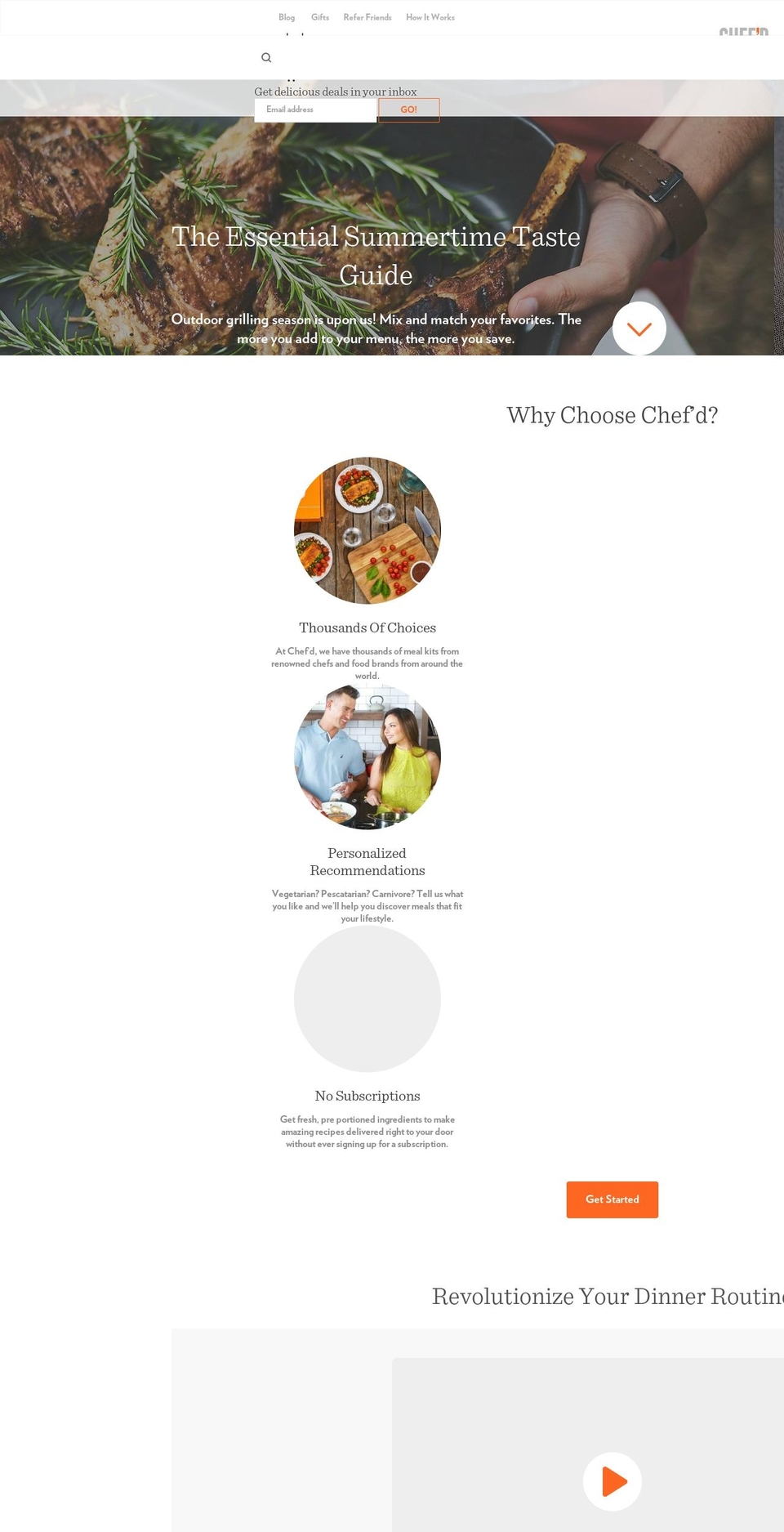getchefd.com — Shopify storefront screenshot