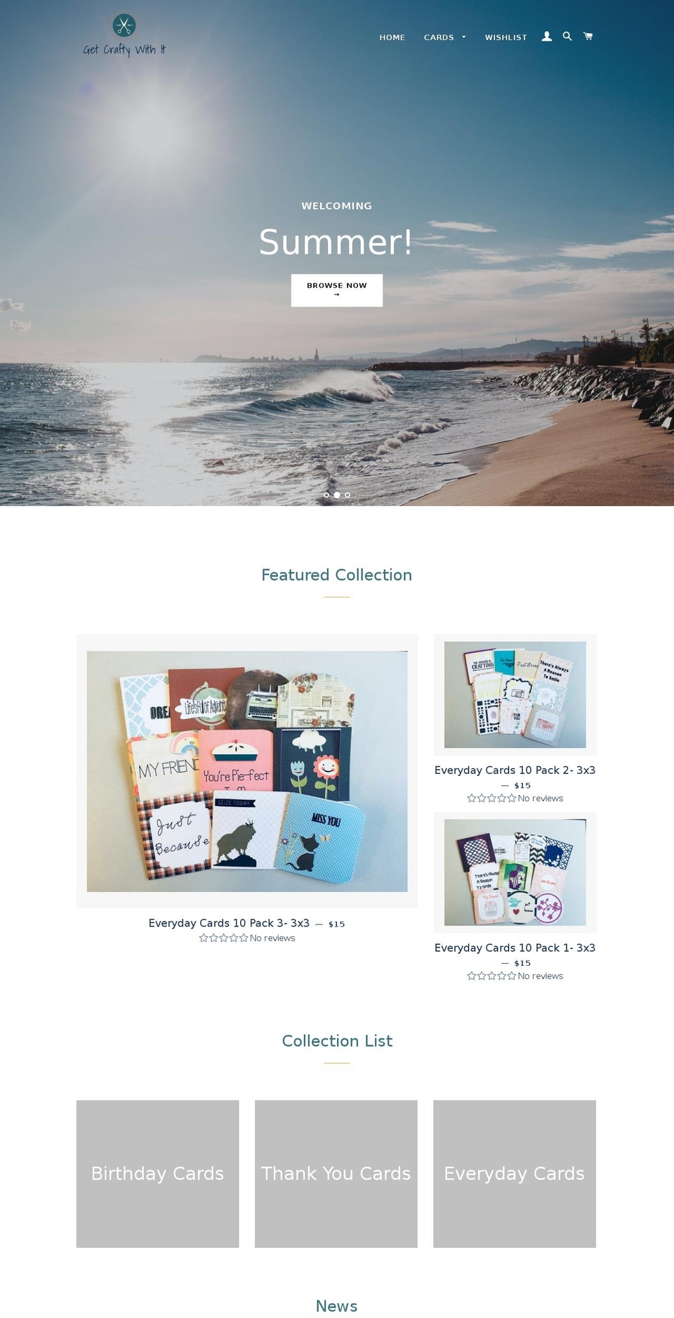 getcraftywithit.com — Shopify storefront screenshot