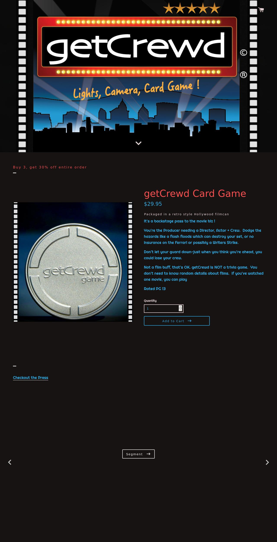 getcrewd.com shopify website screenshot