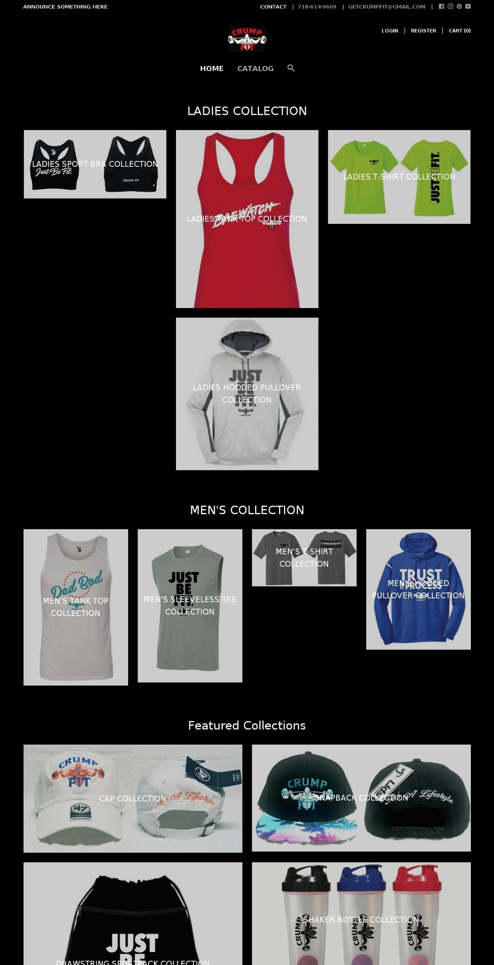 getcrumpfit.com — Shopify storefront screenshot