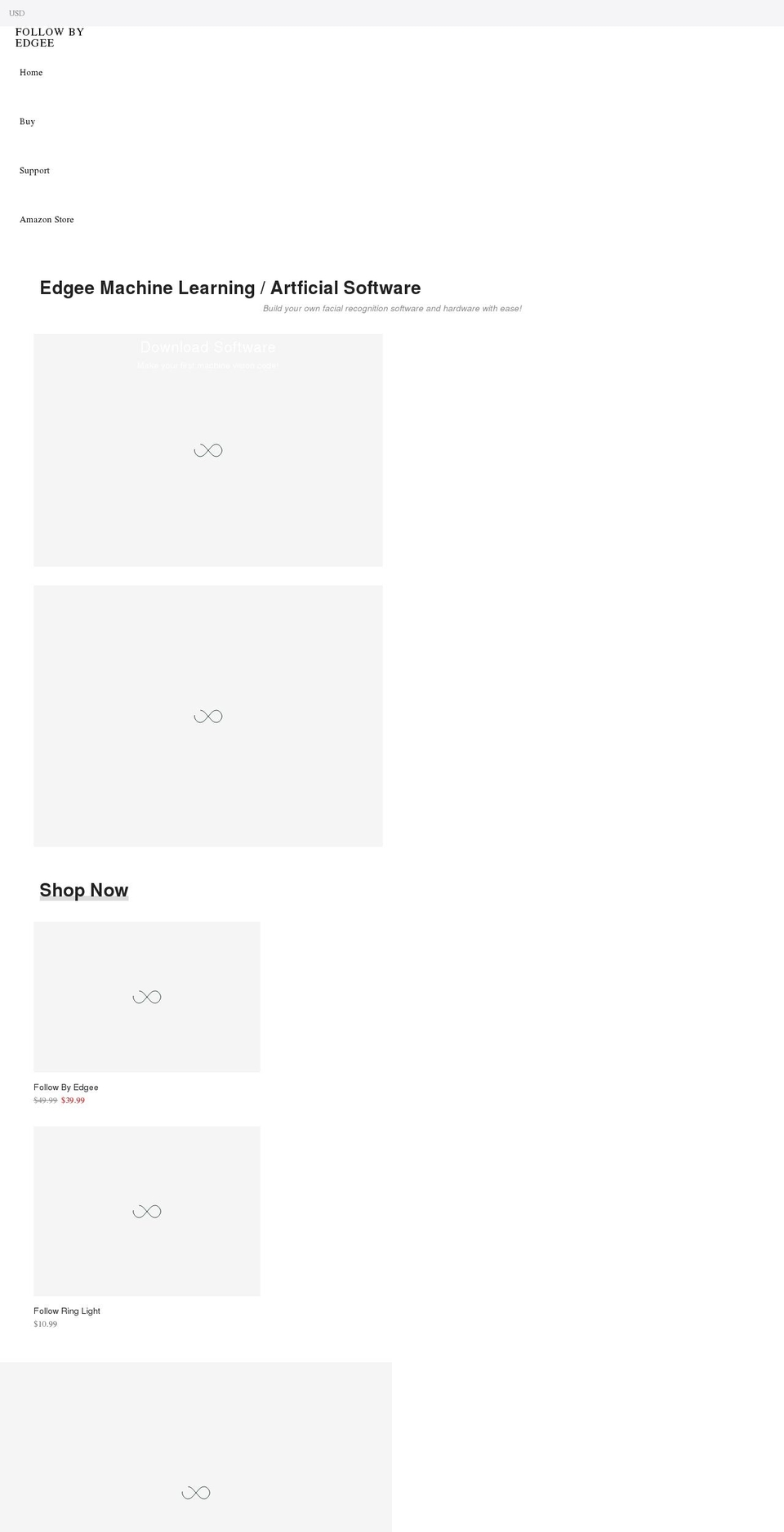 getedgee.com shopify website screenshot