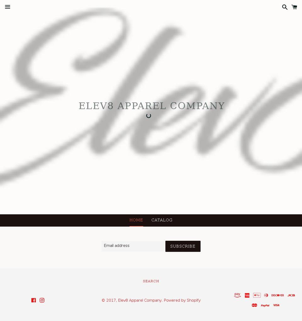 getelev8.com shopify website screenshot