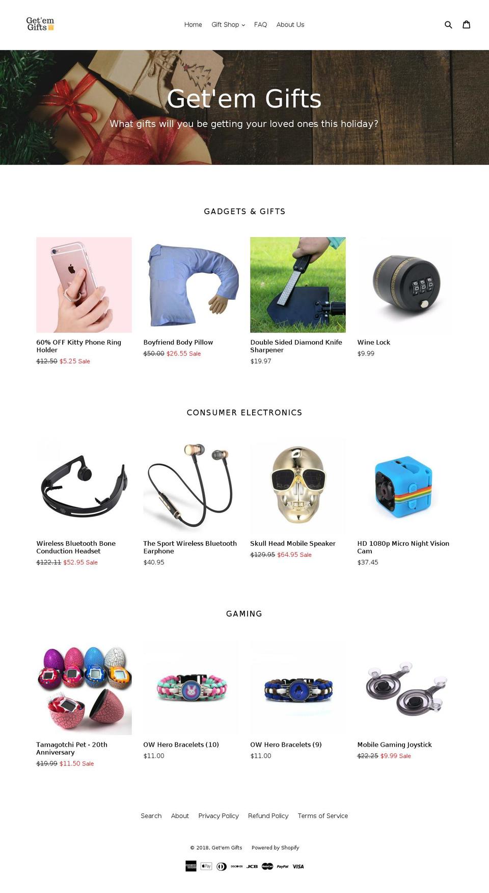getemgifts.com — Shopify storefront screenshot