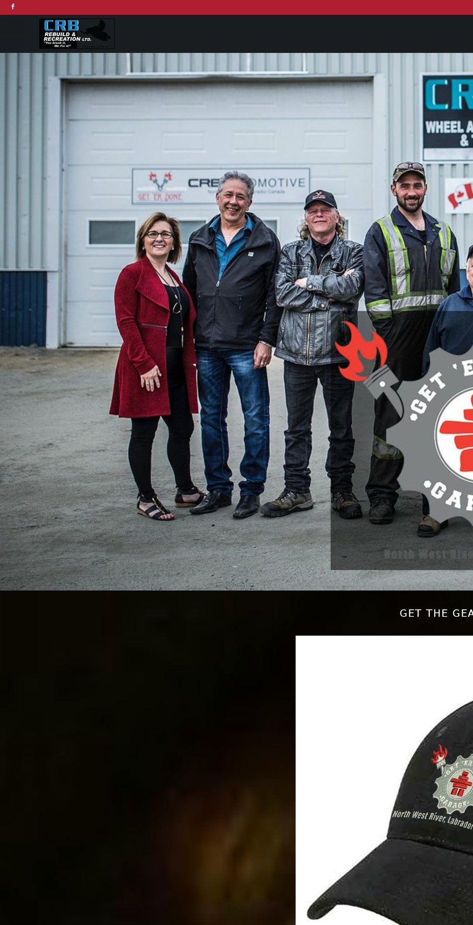 geterdonegarage.com — Shopify storefront screenshot