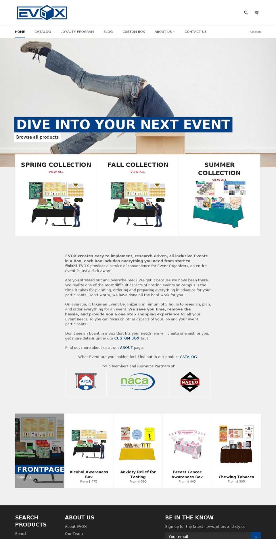 getevox.com — Shopify storefront screenshot