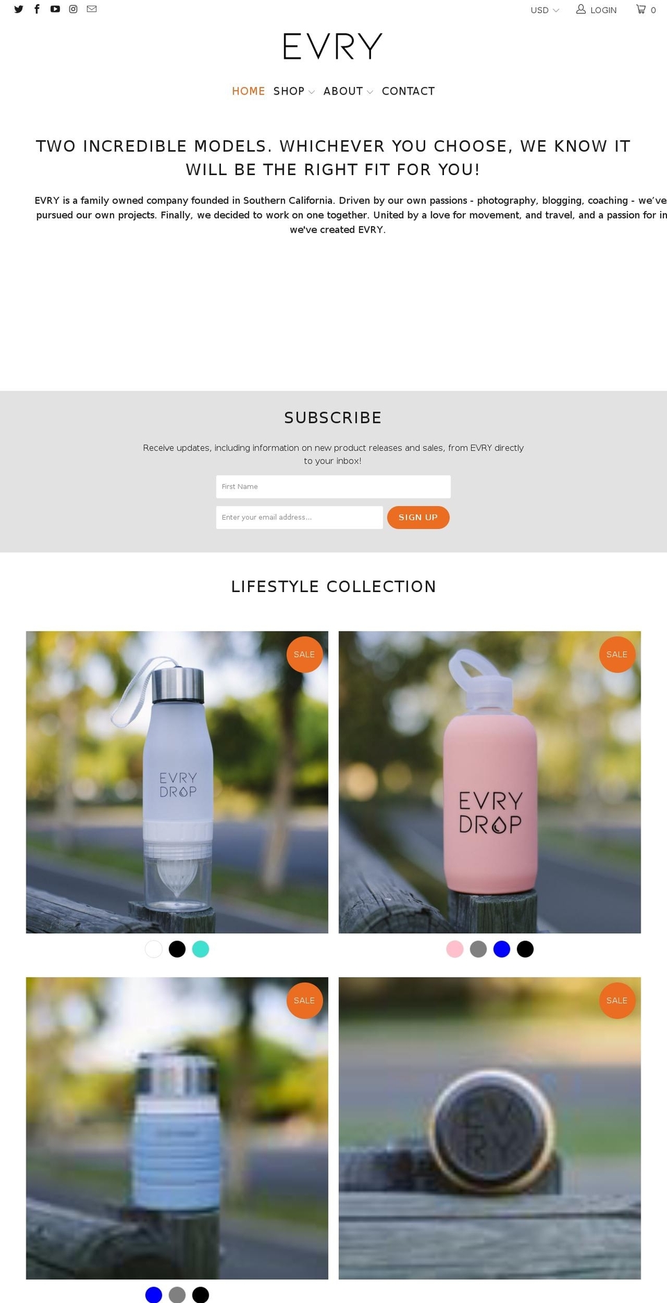getevry.com — Shopify storefront screenshot
